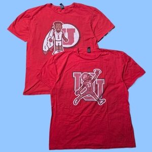 Utah Utes Gildan Softstyle Football NCAA Shirts Size L Jumpman & Logo Bundle